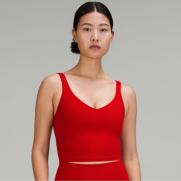 Lululemon Athletica Red Align Tank 14 - Picture 4 of 9